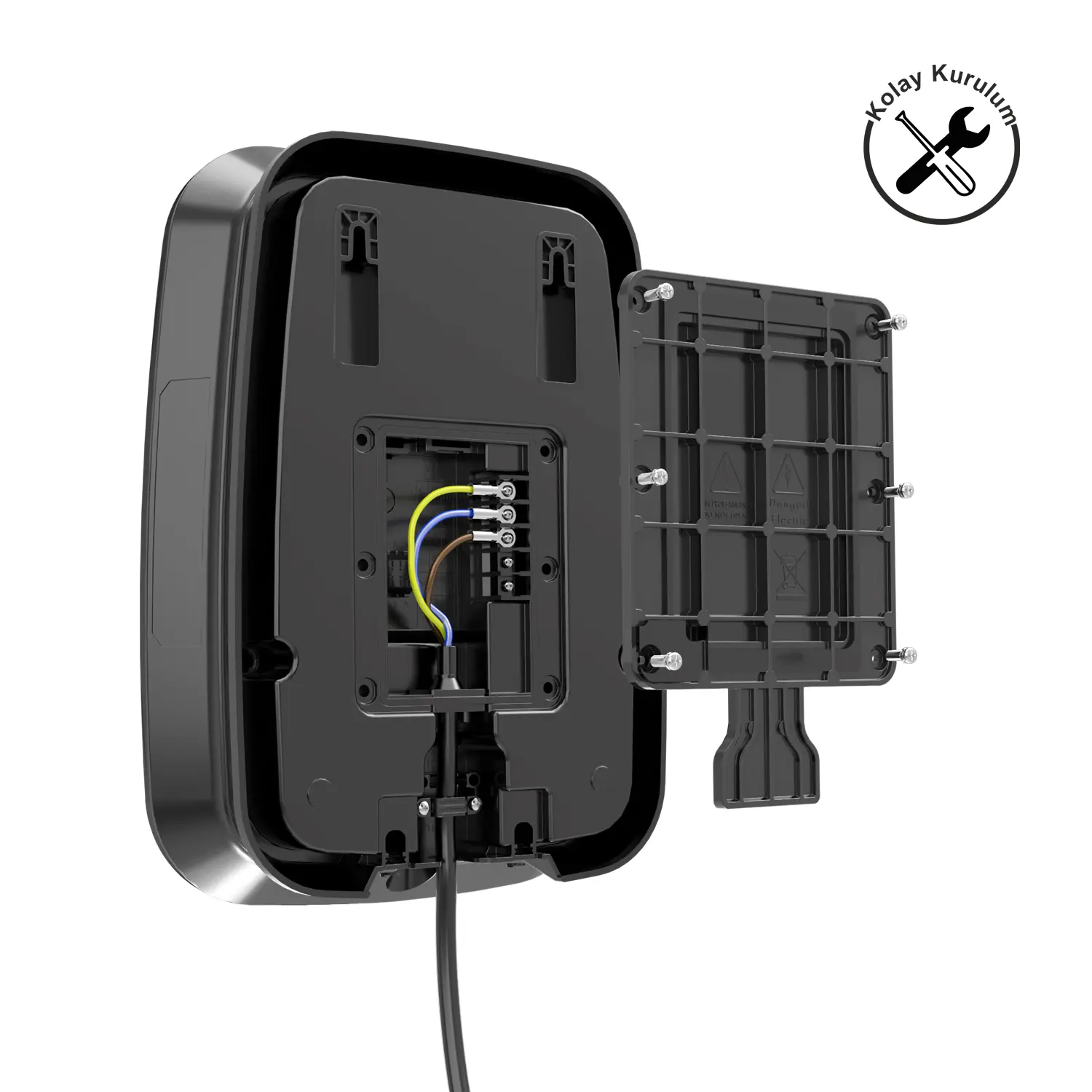 Hera 22 kW Kablolu Elektrikli Araç Şarj Cihazı - Type 2 Uyumludur