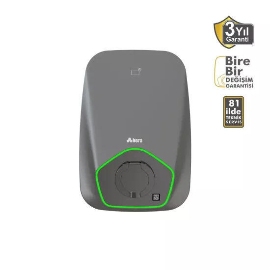 Hera 22 kW Soketli Elektrikli Araç Şarj Cihazı - Type 2 Uyumludur