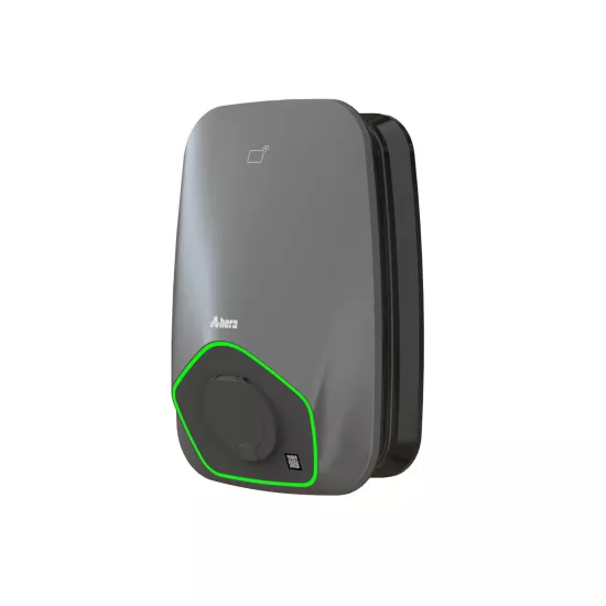 Hera 22 kW Soketli Elektrikli Araç Şarj Cihazı - Type 2 Uyumludur