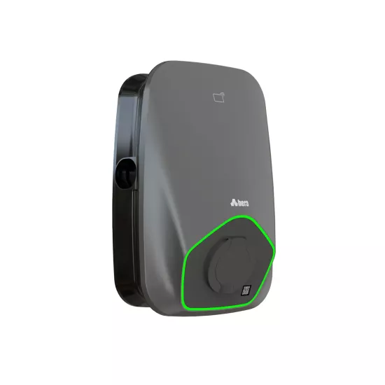 Hera 7.4 kW Soketli Elektrikli Araç Şarj Cihazı - Hızlı Şarj, Dayanıklı Yapı