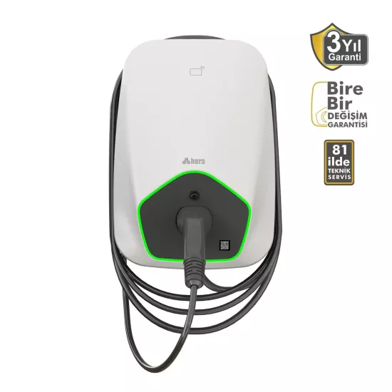 Hera Smart Akıllı Elektrikli Araç Şarj Cihazı – Mobil Uygulama Kontrollü