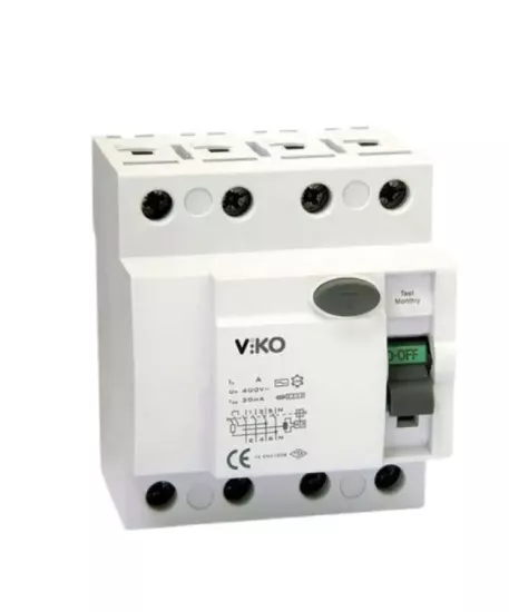 4x32A 300mA Ac Tip Kaçak Akım Rölesi